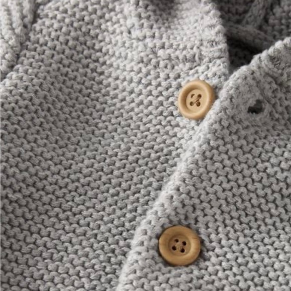 Little Planet by Carters Baby Cardigan ( Gray) 9 months - Picture 2 of 5